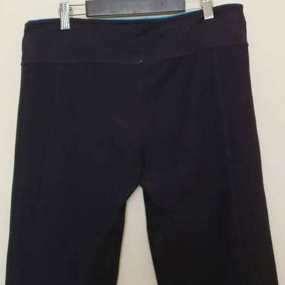 Reversible Black & Blue Workout Pants - Picture 8 of 12